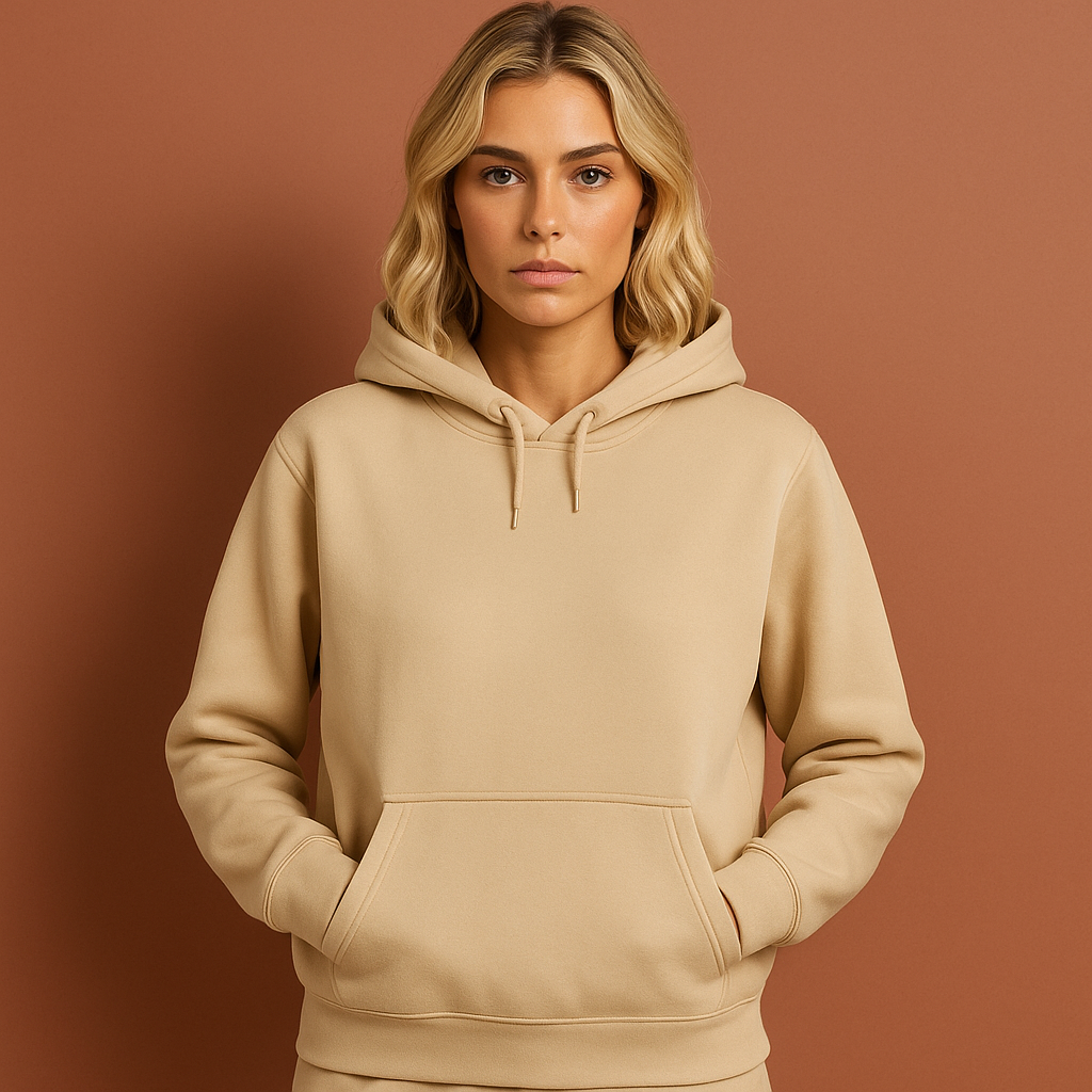 Effen hoodie voor dames in diverse kleuren, ideaal voor casual outfits en dagelijks gebruik.