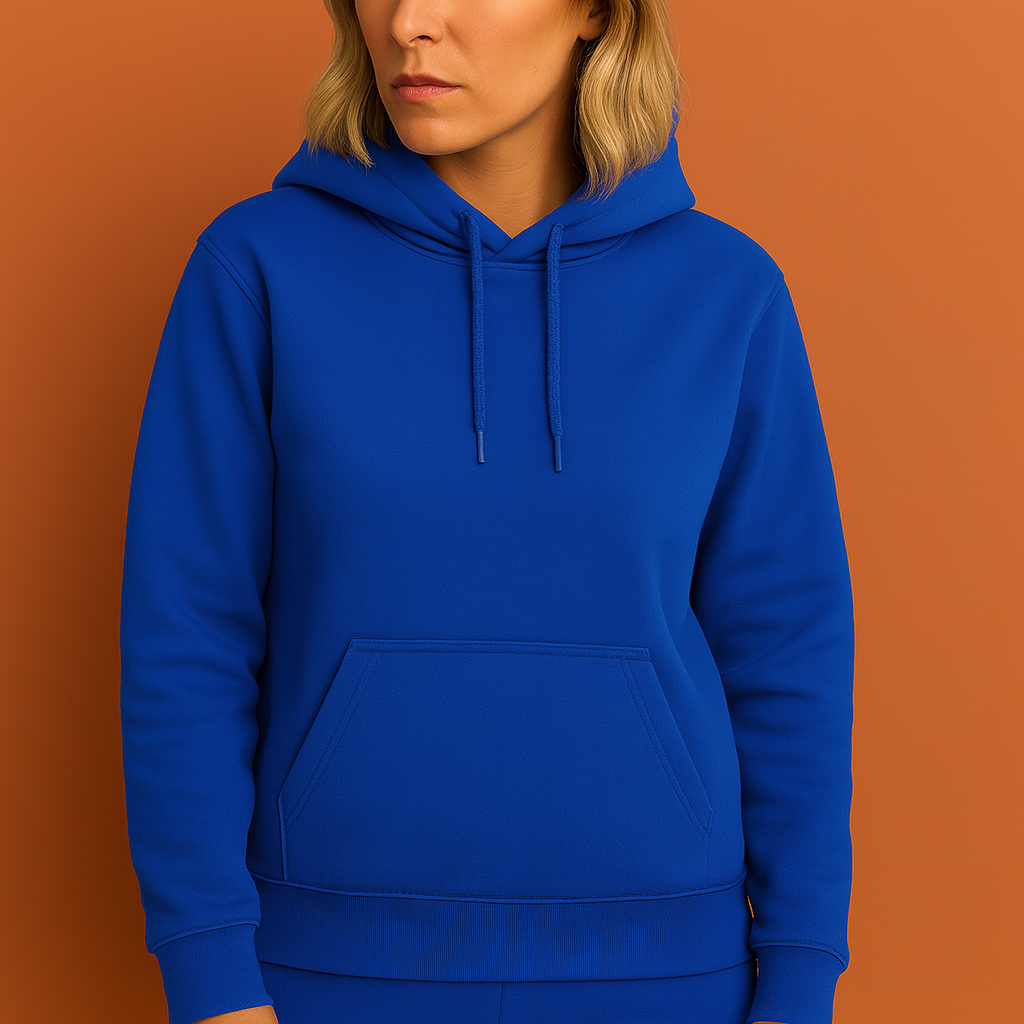 Effen hoodie voor dames in diverse kleuren, ideaal voor casual outfits en dagelijks gebruik.