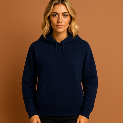 Effen hoodie voor dames in diverse kleuren, ideaal voor casual outfits en dagelijks gebruik.