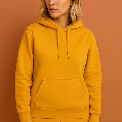 Effen hoodie voor dames in diverse kleuren, ideaal voor casual outfits en dagelijks gebruik.