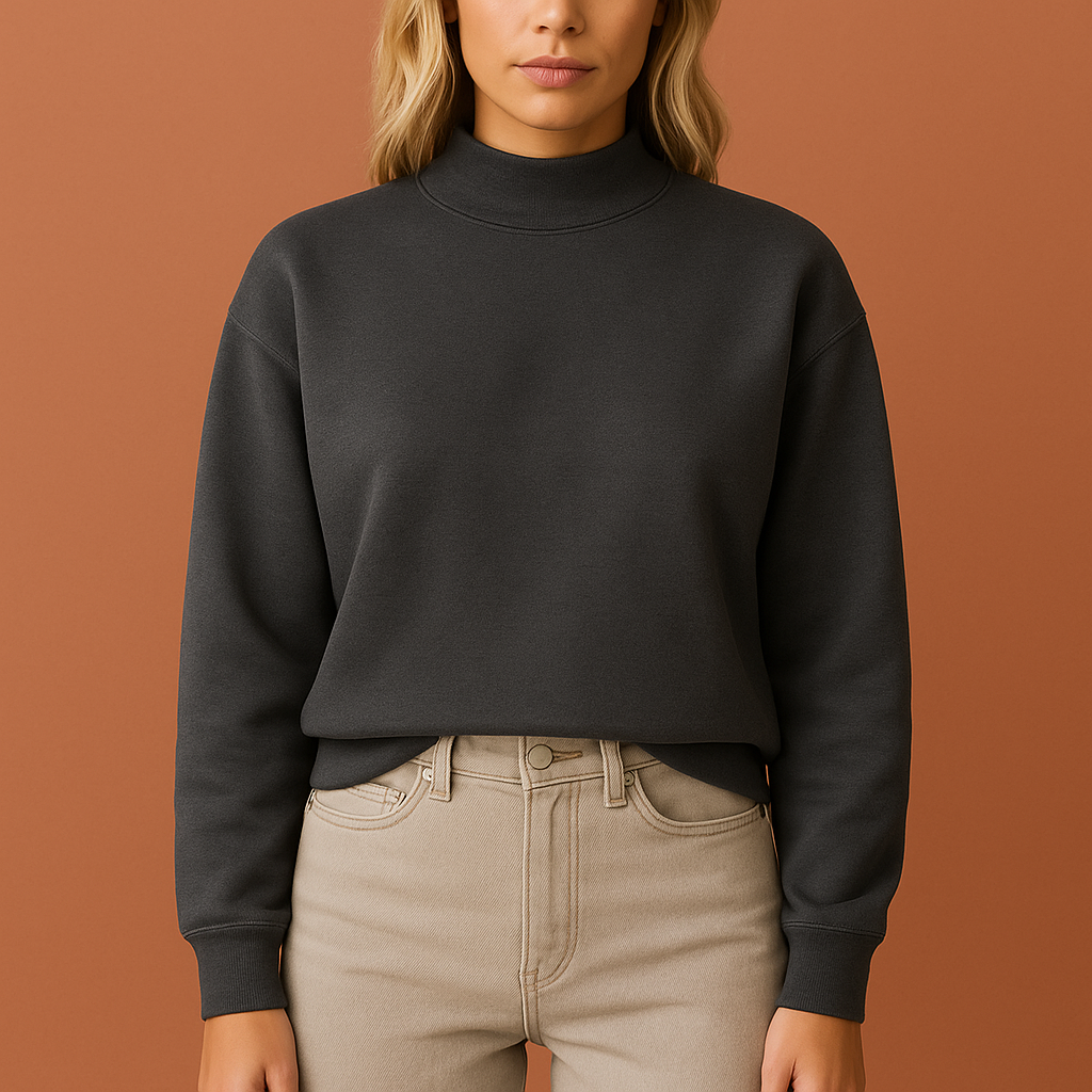 Grijze casual dames sweater met moderne pasvorm, ideaal voor dagelijks gebruik en ontspannen outfits.
