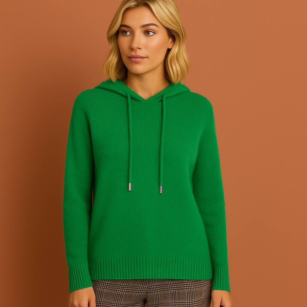 Groene hoodie voor dames met een casual pasvorm, ideaal voor dagelijks gebruik en comfortabele outfits.