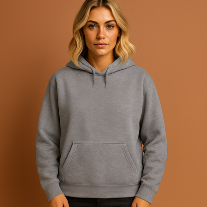 Effen hoodie voor dames in diverse kleuren, ideaal voor casual outfits en dagelijks gebruik.