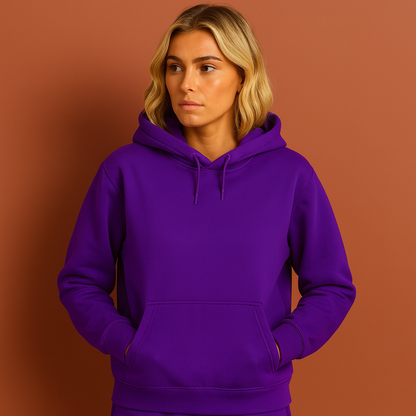 Effen hoodie voor dames in diverse kleuren, ideaal voor casual outfits en dagelijks gebruik.