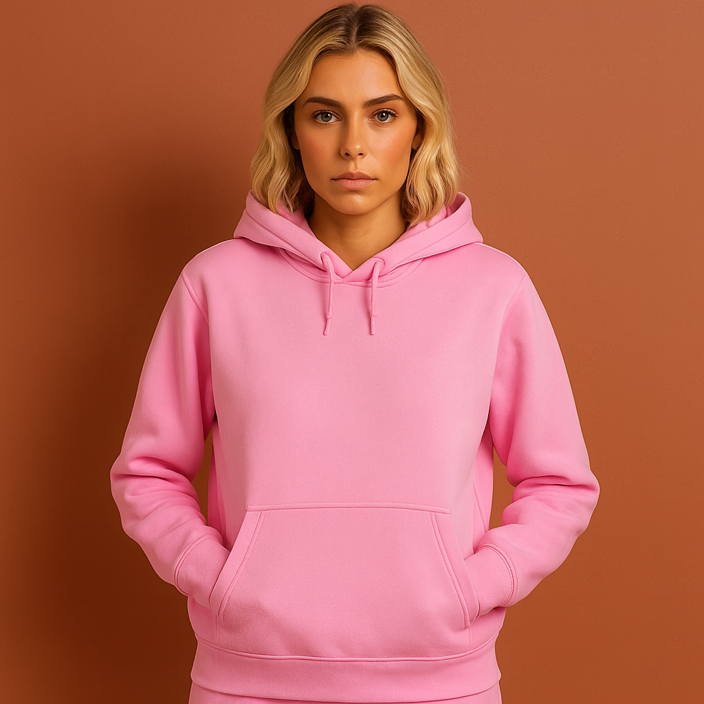 Effen hoodie voor dames in diverse kleuren, ideaal voor casual outfits en dagelijks gebruik.