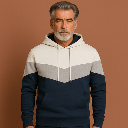 Hoodie sweatshirt voor heren in witte kleur met comfortabele pasvorm, ideaal voor casual outfits.