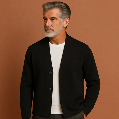 Zwart heren vest met ritssluiting en moderne pasvorm, ideaal voor casual outfits en dagelijks gebruik in elk seizoen.