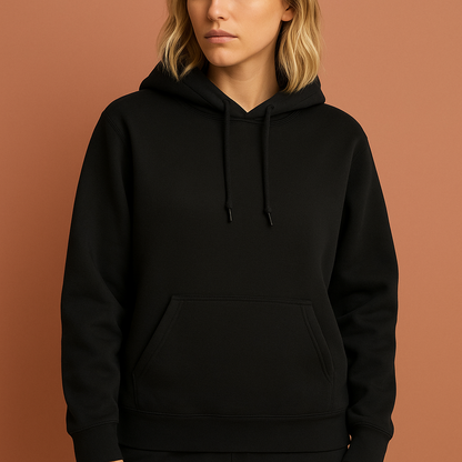 Effen hoodie voor dames in diverse kleuren, ideaal voor casual outfits en dagelijks gebruik.
